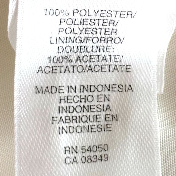 Jones New York Women's Blazer (16W), Lined, Creamy-White, Long Sleeves Exc Cond. - Picture 9 of 11